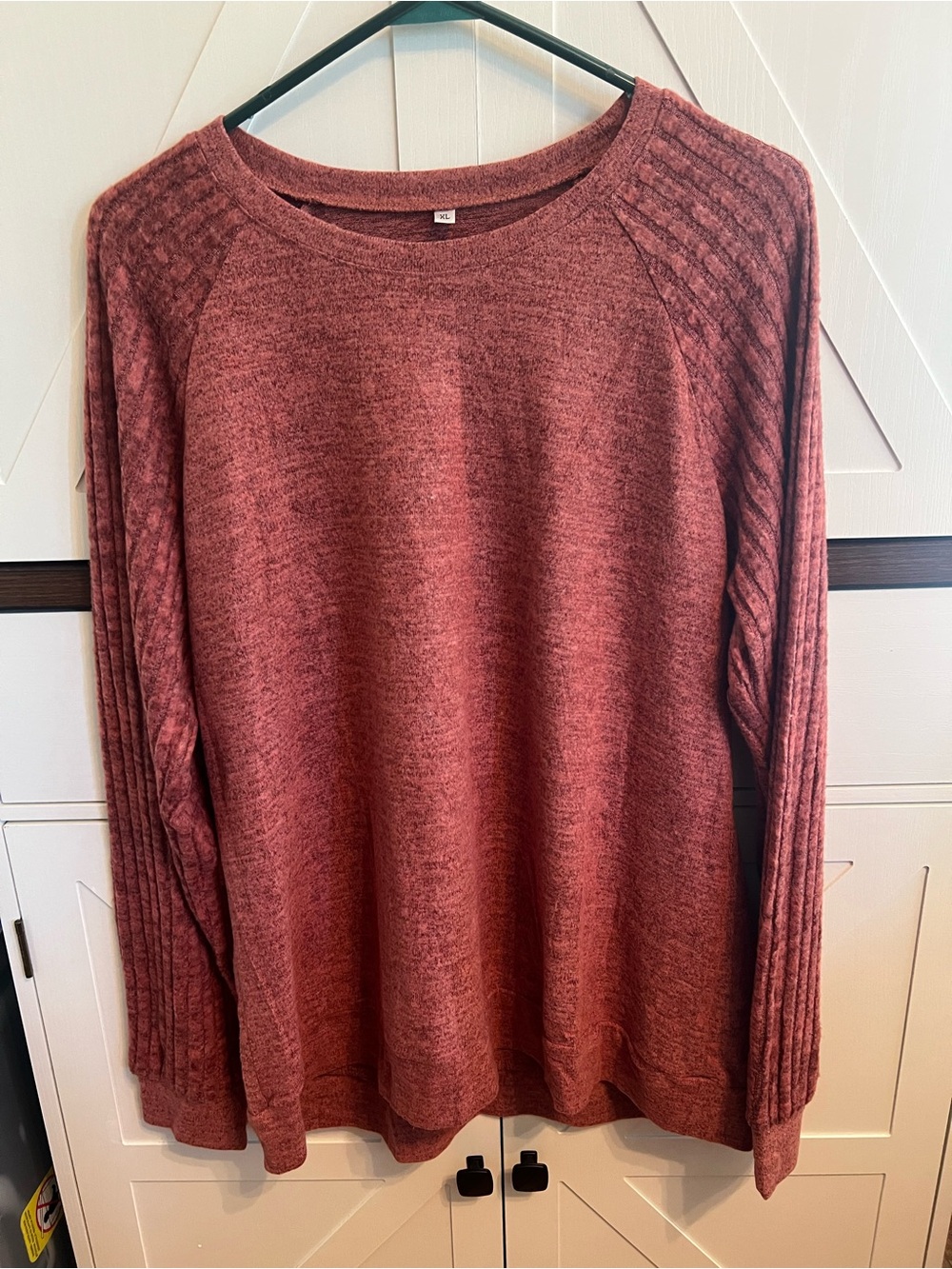 NWOT Cozy Women's Maroon Knit Pullover Sweater